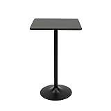 Pearington PEAR-4SQ Pub Table, 1-Pack, Black