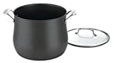 Cuisinart 6466-26 Hard Anodized 12-Quart Contour-Stainless-Steel-Cookware, Stockpot w/Cover