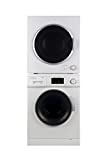 Equator 110V Compact Laundry Centre 1.6 cf Washer+Vented 3.5 cf Auto/Time Dryer