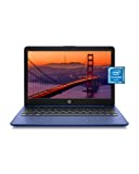 HP Stream 11' Laptop, Intel Celeron N4020, Intel UHD Graphics 600, 4 GB RAM, 64 GB SSD, Windows 11 Home in S mode (11-ak0030nr, Royal blue)