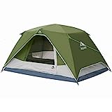 2-3 Person Camping Dome Tent, Easy Setup Tent for Family Waterproof Backpacking Hiking Outdoor.(Green)