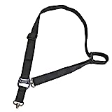 SABADO 2 Point Rifle Sling with QD Quick Disconnect Sling Swivels, Quick Detatch D-Ring, Push Button Sling Attachment Rifle Strap Adjustable, Butt Stock Sling with Fast Adjust Thumb Loop (Black)