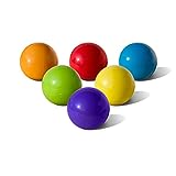 Multicolored Replacement Ball Set (1.75') for Pound A Ball Baby Hammering & Pounding Toys | Durable, Crush-Proof Plastic Balls Perfect for Toddler Pound A Ball Toy & Baby Ball Drop Toys | 6 Ball Set