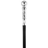 Skeleteen Silver Costume Walking Cane – Elegant Prop Stick Dress Pimp Canes Costume Accessories for Adults and Kids …