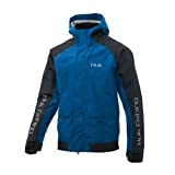 HUK Men's Tournament Wind & Water Proof Rain Jacket, Blue, XX-Large