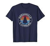Greenville South Carolina SC Vintage Graphic Retro 70s T-Shirt