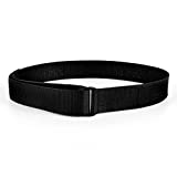 WOLF TACTICAL Heavy Duty Simple EDC Belt - Stiffened 2-Ply 1.5” Nylon Gun Belt for Concealed Carry, Holsters, Pouches