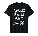 FIFTY YEARS OLD T-SHIRT Birthday Present for 50 Year old
