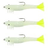 H&H TKO Shrimp Lure with Lifelike Action for Speckled Trout, Redfish, Flounder, Snook, Bass Freshwater and Saltwater Lures (Shrimp)