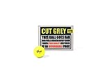 Cut Golf Grey (Atomic Yellow) Golf Balls, 3 Piece Urethane (One Dozen)