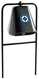Do-All Outdoors Steel Cow Bell Shooting Plinking Target Rated for .22 Caliber , black