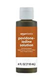 Amazon Basics 10% Povidone Iodine Solution First Aid Antiseptic, 4 Fluid Ounces, 1-Pack (Previously Solimo)