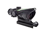 Trijicon 4x32 ACOG Riflescope with Green Dual Illuminated Chevron Reticle and TA51 Mount