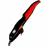 Delong Lures 8' KILR EEL Muskie Swimbaits, Anise Scented Animated Lures for Freshwater & Saltwater, Soft Swimbaits with Dual Hooks for Muskie, Bass, Northern Pike, Cobia, and Other Predator Fish