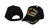 MWS Cold War Veteran Veterans Vet with Ribbon Ribbons Black Hat CAP608C 4-11-C