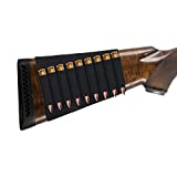 Coolrunner 9 Round Rifle Buttstock Shell for .270, .30-30, .30-06, .45, 0.30in to 0.50in Ammo Shotgun Holder for Hunting