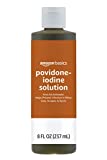Amazon Basics 10% Povidone Iodine Solution First Aid Antiseptic, 8 Fluid Ounces, 1-Pack (Previously Solimo)
