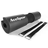 AceSpear Barbell Pad for Squats Hip Thrust and Lunges Thick Foam Padding Neck & Shoulder Protective Pad Bars Provides Relief While Fitness Heavy Weight lifting Squats Fit Standard and Olympic Bars