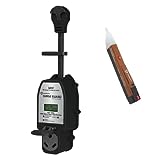 Southwire Surge Guard 34931 RV Surge Protector - Bluetooth Enabled - LCD Display - Includes Handheld Southwire Voltage Tester – 30 Amp Total Electrical Protection System (EMS) for 30A RVs & Trailers