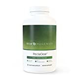 EcoNugenics PectaClear Healthy Detoxification Supplement with Modified Citrus Pectin and Alginate - Provides Safe and Natural Support Against Environmental Toxins and Pollutants (180 Capsules)