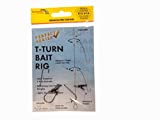 Thundermist Lure Company #1A Freshwater Crappies/Sunfish/Perch/Bullhead Catfish/Panfish T-Turn Bait Rig, Clear