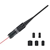 Pinty Red Laser Bore Sight Kit for .22 to .50 Caliber, Red Dot Boresight, Rifle Scope Sighting Accessories, High Power Laser Bore Sighter for Shotgun 380 45 Pistol