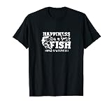 Happiness Is A Big Fish Sea Rod Bait Hook Lure Reel T-Shirt
