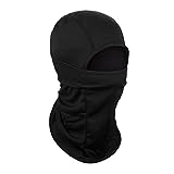 Balaclava, 1pcs Windproof Mask Adjustable Face Head Warmer for Skiing, Cycling, Motorcycle Outdoor Sports Motorcycle Tactical Skiing Face Mask (Black,1PCS)