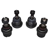 A-Team Performance - XRF 2X K7460X Upgraded Design Greaseable Upper and K7467 Greaseable Lower Ball Joint Kit - Compatible With 2003-2013 Dodge Ram 2500 3500 - Improved Design 4x4