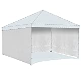 REDCAMP 10x6.2ft Instant Canopy Sidewall for 10x10ft Pop Up Canopy, 3 Pack Sunwall, White