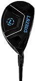 LAZRUS GOLF Premium Hybrid Golf Clubs for Men - 2,3,4,5,6,7,8,9,PW Right Hand & Left Hand Single Club, Graphite Shafts, Regular Flex (Black Right Hand, 7, RH, Black Single)
