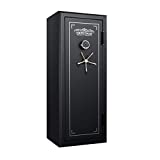 Heritage Security Products 24 Gun Fire and Water Safe with E-Lock, Black Santex