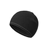 1 Pack Helmet Liner Skull Caps for Women Men, Sweat Wicking Caps, Cold Weather, Wind, Dust Protection, Out Door Sport Hat Fits Under Helmets (Black)
