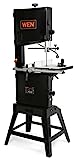 WEN 14-Inch Two-Speed Band Saw with Stand and Worklight, Cast Aluminum Table
