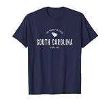South Carolina T Shirt Vintage Sports Design Retro SC Tee