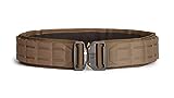 Tacticon Battle Belt | Combat Veteran Owned Company | Padded Tactical Belt | Duty Belt With Metal Quick Release Buckle (Coyote Brown, S [30' - 33' Waist])