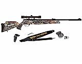 Hatsan Mod 125 Sniper Camo Vortex QE (Quiet Energy) .22 Caliber Air Rifle with Included 3-9X32 Scope and Pack of 250 Pellets Bundle (Pellets Caliber/Weight .22/12.96 Grains) and Wearable4U Cloth