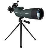 SVBONY SV28 Spotting Scopes with Tripod,Hunting,25-75x70,Angled,Waterproof,Range Shooting Scope,with Phone Adapter,Compact, for Target Shooting,Birding,Stargazing,Wildlife Viewing