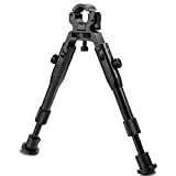 JINSE Clamp-on Bipod, 6.2-6.7 Inches Universal Barrel Bipod, Foldable Lightweight Bipod , Barrel Size: 0.4 to 0.7Inches