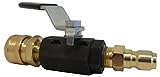 Ultimate Washer UW11-PWABV038 Power Washer Ball Valve Kit 3/8-Inch Male Plug X 3/8-Inch Female Quick Connect, 3000 PSI for High Pressure Hoses