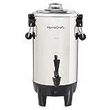 HomeCraft Quick-Brewing 1000-Watt Automatic 30-Cup Coffee Urn - Stainless Steel