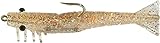 H&H TKO Shrimp Lure with Lifelike Action for Speckled Trout, Redfish, Flounder, Snook, Bass Freshwater and Saltwater Lures 1/4 OZ