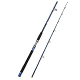 Fiblink 2-Piece Saltwater Spinning Fishing Rod Offshore Graphite Portable Fishing Rod (7-Feet) (7' Heavy)