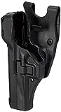 BLACKHAWK SERPA Level 3 Auto Lock Duty Matte Finish Holster, Size 00, Left Hand (Glock 17/19/22/23/31/32)