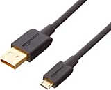 Amazon Basics USB 2.0 A-Male to Micro B Cable, 10 feet, Black