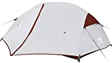 Bessport 3-4 Person Backpacking Tent Lightweight, Easy Setup 3 Season Camping Tent -Two Doors, Waterproof, Anti-UV Large Tent for Family, Outdoor, Hiking (3 Person-Burgundy)