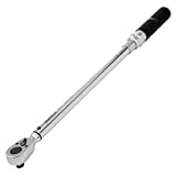 Sunex 20250, 1/2' Drive, 48T Torque Wrench, 30 To 250'-Lb, 48 Tooth Ratcheting Mechanism, Accurate To 3% Clockwise & 6% Counterclockwise, Audible Click, Heat Treated Tube, Aluminum Handle