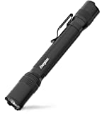 Energizer TAC 2AA LED Tactical Flashlight, Pen Light Flashlight for Emergencies and Camping Gear, Water Resistant Compact EDC Flashlight with Clip, Batteries Included, Pack of 1