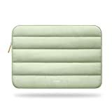 Vandel Puffy Laptop Sleeve 13-14 Inch Laptop Sleeve. Green Cute Laptop Sleeve for Women. Carrying Case Laptop Cover for MacBook Pro 14 Inch Laptop Sleeve, MacBook Air M2 Sleeve 13 Inch, iPad Pro 12.9