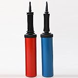 Double Action Manual Balloon Pump, 2 pack, Color Random, Fast Pump for Blowing Balloons, Party Decorations Accessories, Balloons Inflator, Handheld Air Pump for Balloon Manual Pump
